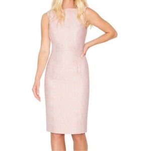 Black Halo Iona Boat Neck Sheath Dress Sz 6